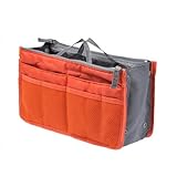 リヒトラブ バッグインバッグ A7668-4 A4 タテ オレンジ | 文具百貨